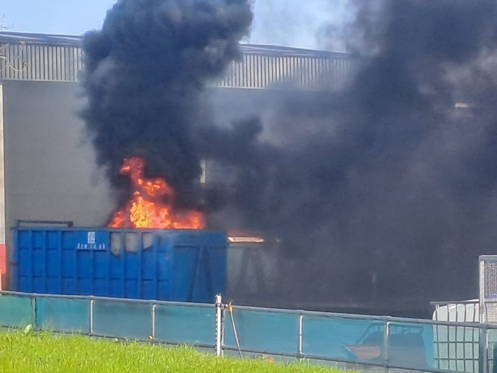 Skip fire at recycling facility