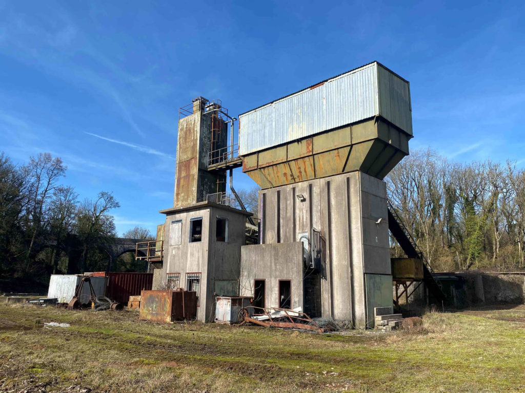 abandoned industrial structure – a concreate basher