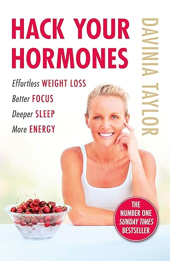 Book cover for hack your hormones by Davinia Taylor