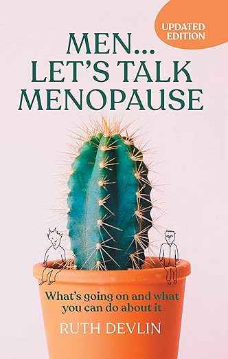 Book cover for lets talk menopause by Ruth Devlin