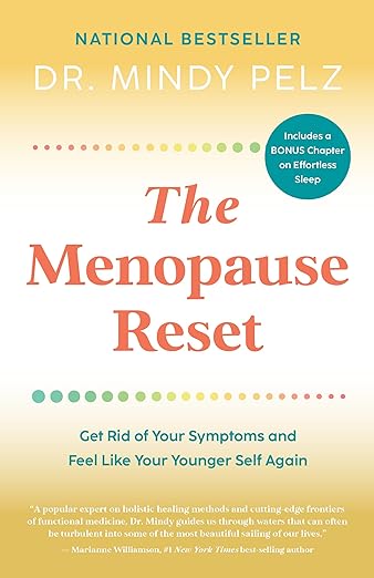 Book cover for the menopause reset by Dr Mindy Pelz