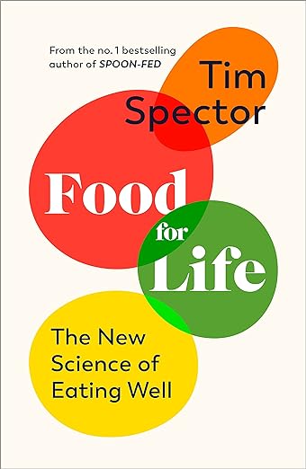 Book cover for Food for life by Tim Spector