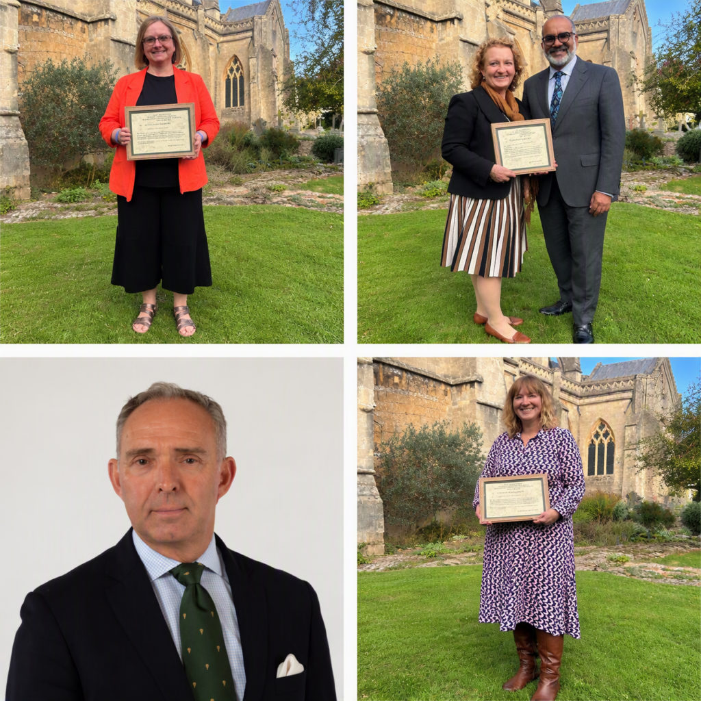 Clockwise from left to right: Professor Georgina Andrews, Professor Trudi Grant, Lord Mark Sedwill and Melanie Squires.